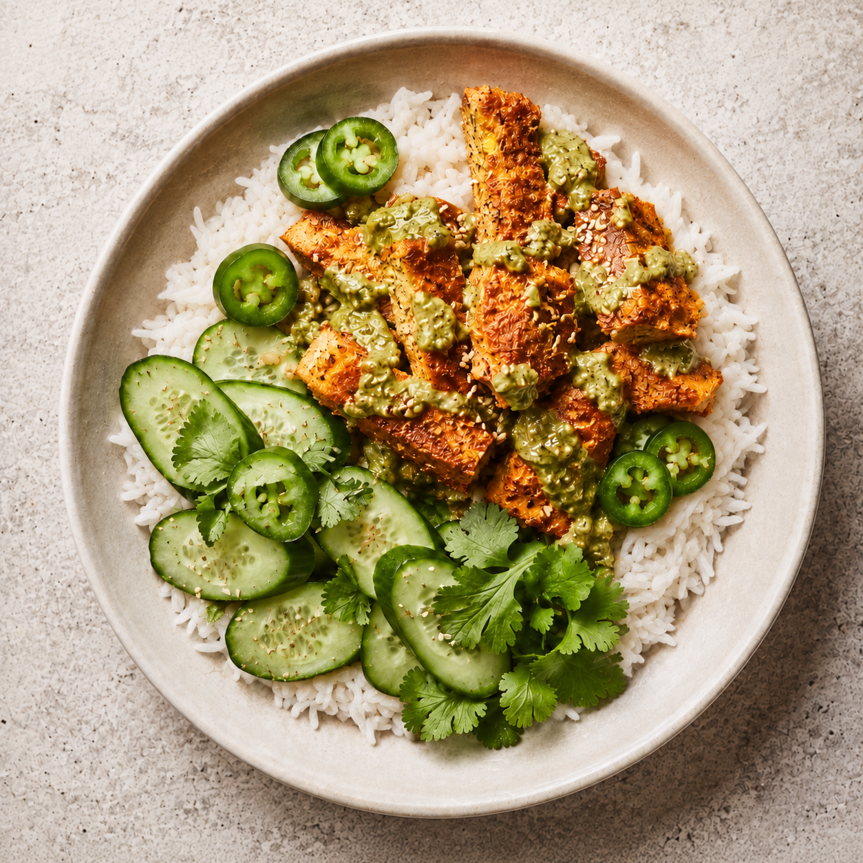 Bowl Saumon, Avocat & Riz